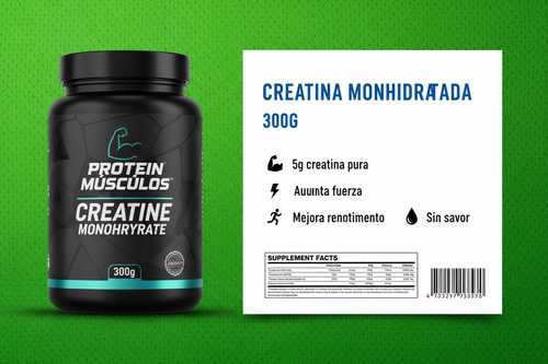Creatina con descripción
