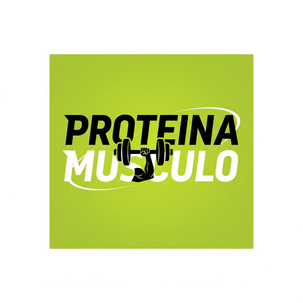 Logo Proteina MUSCULO con fondo verde