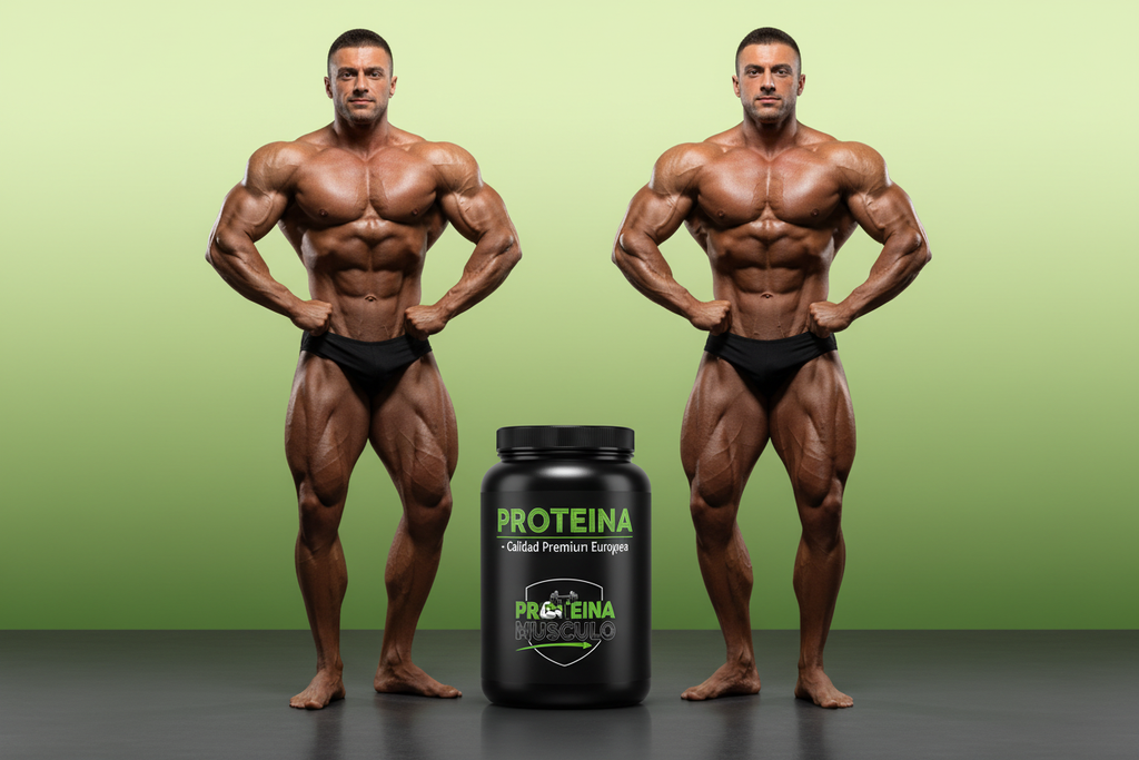 Proteína Premium con atletas